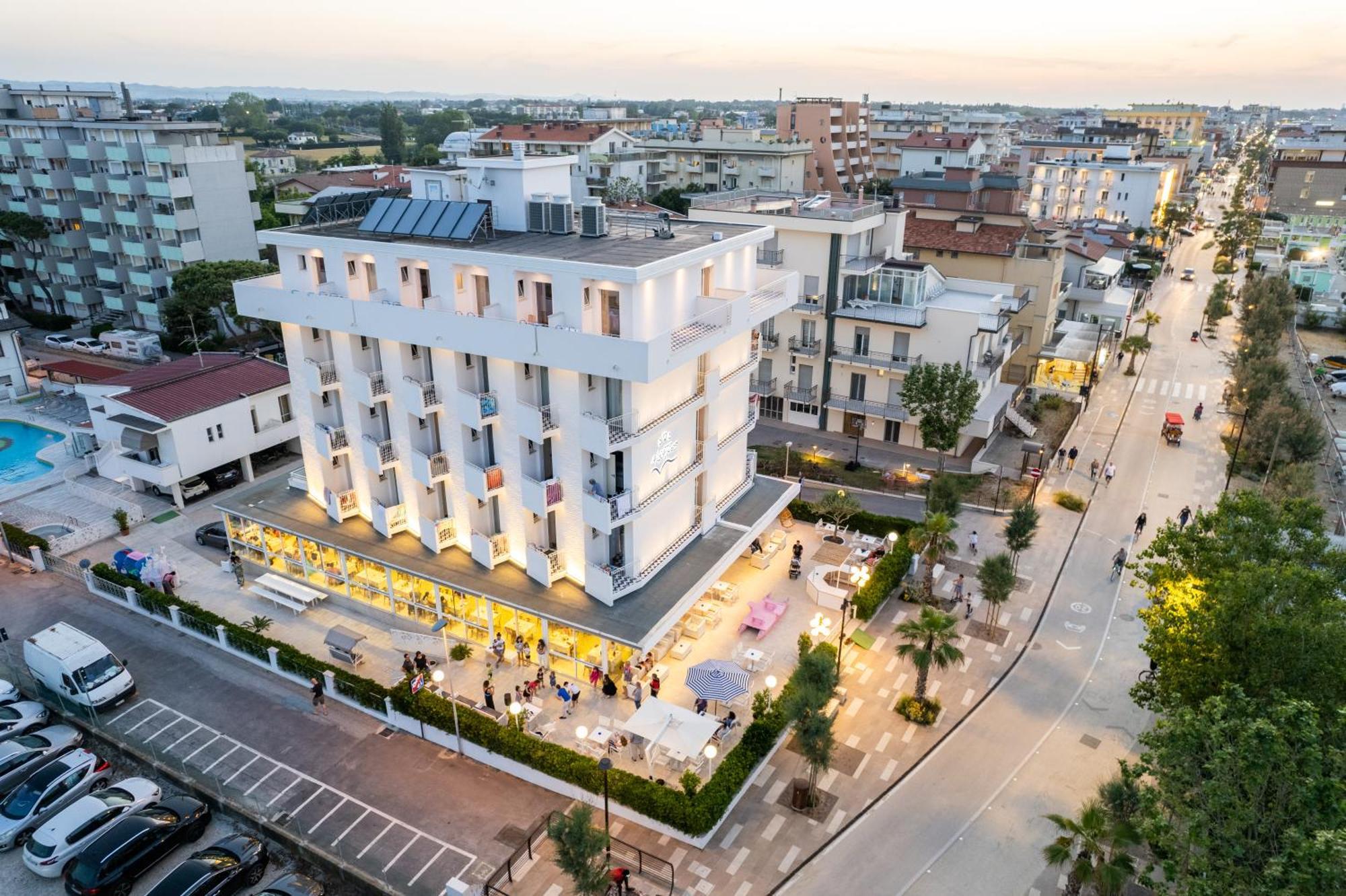 Hotel Albatros Rímini Exterior foto